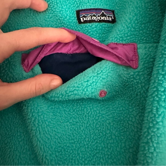 [SOLD] PATAGONIA VINTAGE 80’S FLEECE PULLOVER SWEATER SYNCHILLA MADE IN CANADA - Picture 7 of 7